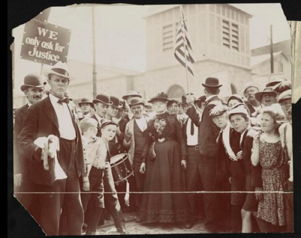 Mother Jones March of the Mill Children, 1903.png