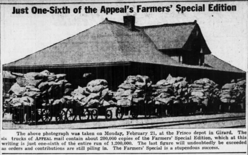AtR, Mar 6, 1916, Mailing Special Farmers Edition on Feb 21.png