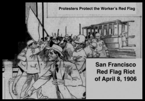 Protestors Protect Worker's Red Flag, SF Call, Apr 9, 1906.png