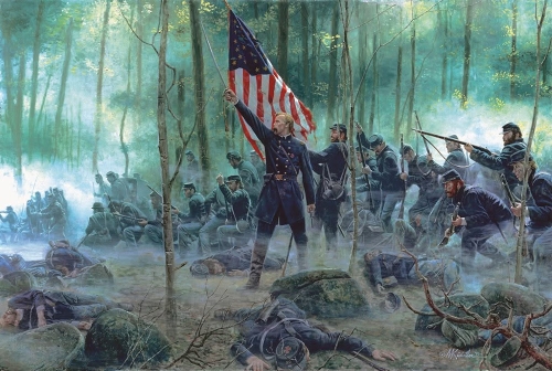 Mort Kuntsler-The Hero of Little Round Top2.jpg