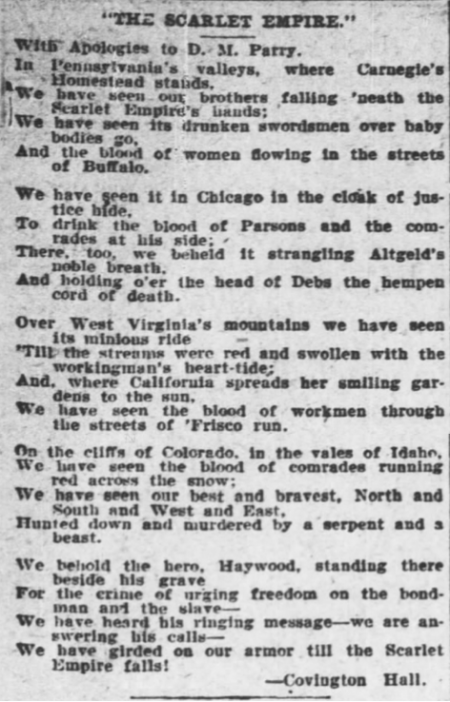 Covington Hall, Poem, Scarlet Empire, AtR, June 2, 1906.png