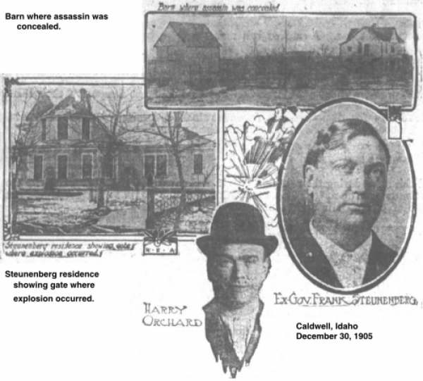 Harry Orchard, Ex-Gov Steunenberg, Assassination, Fort Wayne (IN) Daily News, Jan 26, 1906.png