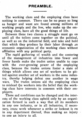 IWW Preamble to Constitution, 1905.png