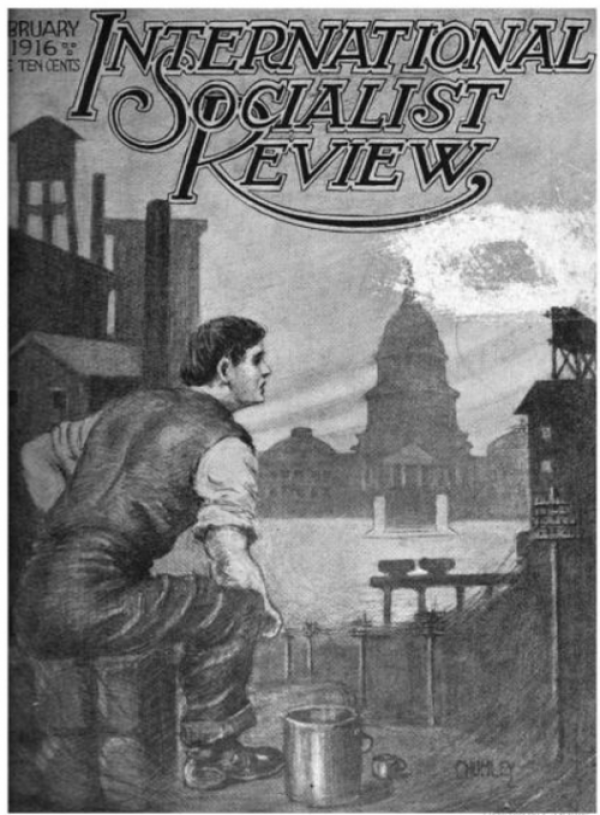 International Socialist Review, Cover by Chumley, Feb 1916.png