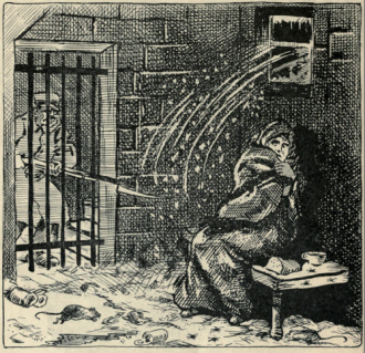 Mother Jones, Military Bastile, Walsenburg Cellar Cell, Colorado, 1914.png