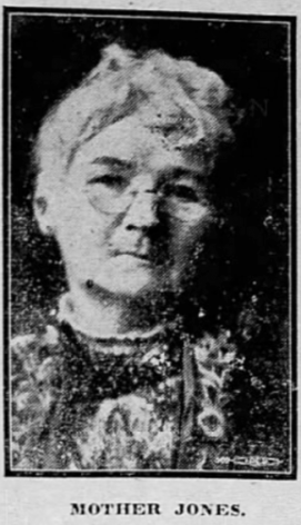 Mother Mary Harris Jones, Decatur Herald IL, May 14, 1916.png