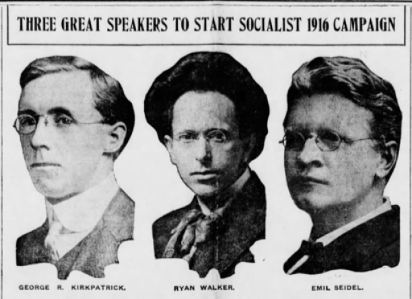 Socialist Party of America, 1916 Campaign, Northwest Worker, Feb 10, 1916.png