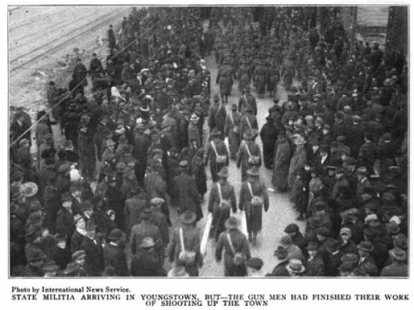 Youngstown Steel Strike of 1915-16, Militia Arrive, ISR Feb 1916.png