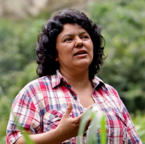 Berta Caceres, Honduran indigenous leader.png