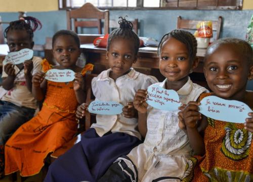 Message to the World from Central African Republic Children