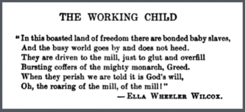 Child Labor, Spargo Bitter Cry of Children, Poem Wilcox, Feb 1906.png