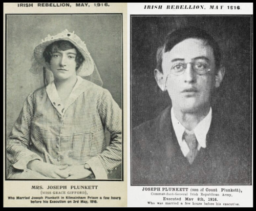 Irish Rebels of 1916, Grace Gifford, Joseph Plunkett.png