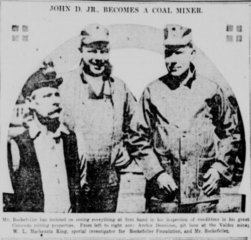 John D Rockefeller Jr Becomes a Coal Miner, New York Tribune, Sept 26, 1915.png