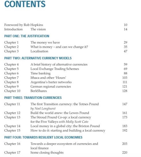 Local Money Peter North book contents page.jpg