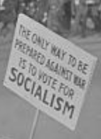 May Day 1916, NYC Sign re Socialism & Preparedness, LOC.png