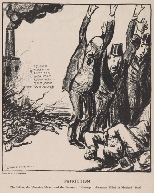 Patriotism by KR Chamberlain, The Masses, Mar 1916.png