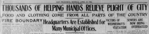 San Francisco Earthquake of 1906, Helping Hands, SF Call, Apr 23, 1906.png