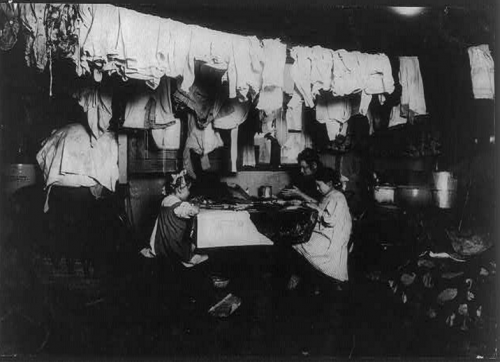 Tenement Sweatshop, Tired children, Hines, 1912.png