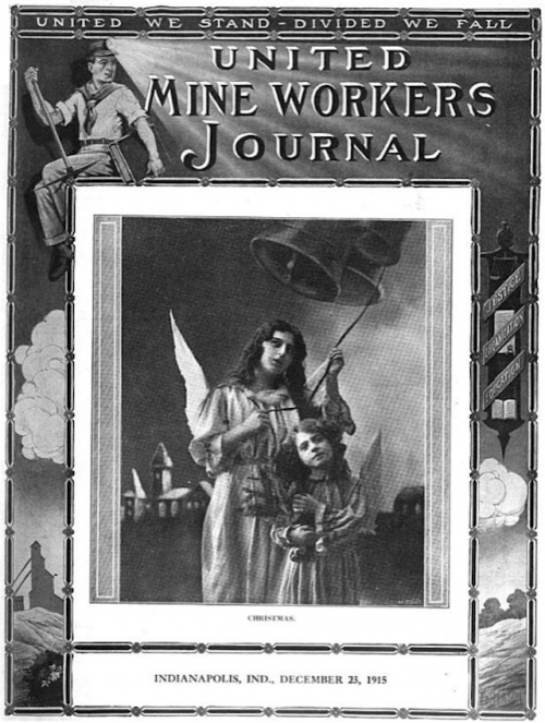 United Mine Workers Journal, Cover, Christmas, December 23, 1915.png
