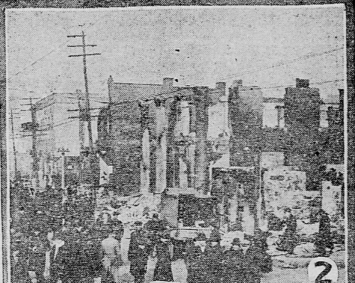 Youngstown Steel Strike, Ruins 2, The Decatur Herald, IL, Jan 12, 1916.png