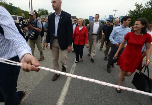 gty_479465036_74270654--Clinton New Hampshire Parade Photo With Moving Rope Line,  Darren McCollester, 
Getty Images,  July 4, 2015 Parade Date.jpg