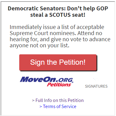 petition link (MoveOn.org)