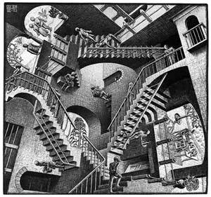 Escher relativity.jpg