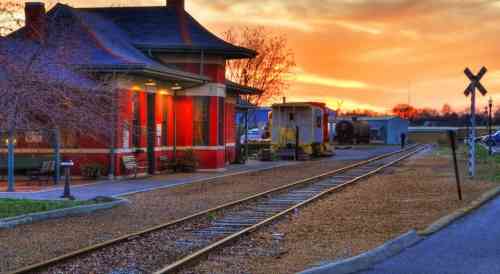 Old Train Depot - Sunset On Broad Street.jpg